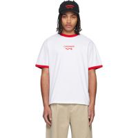 Charles Jeffrey LOVERBOY White Logo T-shirt 261101M213009