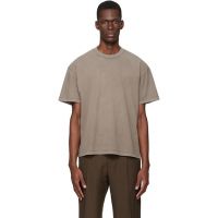 Stockholm (Surfboard) Club Taupe Back Logo T-shirt 261137M213000