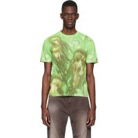 Stockholm (Surfboard) Club Green Airbrush T-shirt 261137M213003