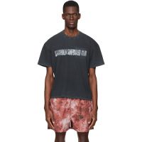 Stockholm (Surfboard) Club Black Printed Pocket T-shirt 261137M213006