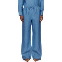 ROEhe Blue Relaxed Fit Trousers 261144F087030