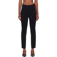 ROEhe Black Cigarette Leg Trousers 261144F087031