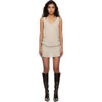 KNWLS Beige Deleria Minidress 261148F052002