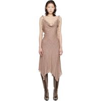 KNWLS Beige Tess Midi Dress 261148F054001