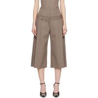 KNWLS Taupe Jett Culottes Trousers 261148F087000
