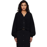 YMC Black Computer Cardigan 261161F095005