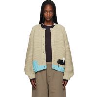 YMC Beige Atomic Cardigan 261161F095008