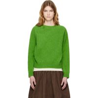 YMC SSENSE Exclusive Green Jets Sweater 261161F096005