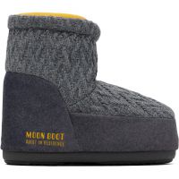 Guest in Residence Gray Moon Boot Edition Icon Low No Lace Knit Boots 261173F113002