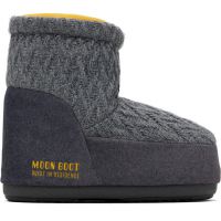 Guest in Residence Gray Moon Boot Edition Icon Low No Lace Knit Boots 261173M223002