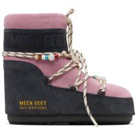 Guest in Residence Pink Moon Boot Edition Icon Low Beaded Suede Boots 261173M255001