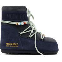 Guest in Residence Gray & Navy Moon Boot Edition Icon Low Beaded Suede Boots 261173M255002