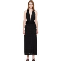 Aya Muse Black Zirra Midi Dress 261188F054018