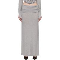 Aya Muse Gray Feyra Midi Skirt 261188F092013