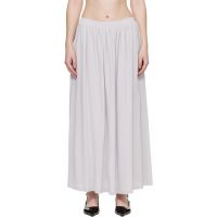 Aya Muse Gray Aelir Midi Skirt 261188F092014