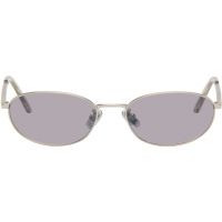 RETROSUPERFUTURE Silver Uovo Sunglasses 261191M134000
