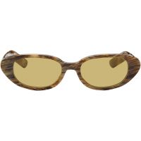 RETROSUPERFUTURE Brown Vega Sunglasses 261191M134025