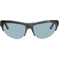 RETROSUPERFUTURE Gray Ora Sunglasses 261191M134031