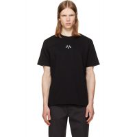 JKEEFER Black Five Stars T-shirt 261210M213003