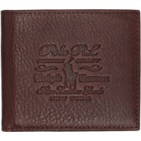 Polo Ralph Lauren Brown Leather Billfold Wallet 261213M164010