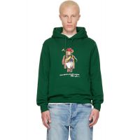Polo Ralph Lauren Green Bear Fleece Hoodie 261213M202056