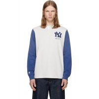Polo Ralph Lauren Gray & Navy MLB Edition Yankees Henley 261213M211000