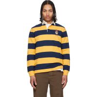 Polo Ralph Lauren Yellow & Navy Classic Fit Bear Rugby 261213M212054
