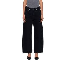AGOLDE Black Low Curve Crop Jeans 261214F069045
