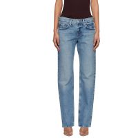 AGOLDE Blue Low Rise Slim Jeans 261214F069047