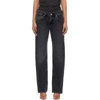 AGOLDE Black Low Rise Slim Jeans 261214F069048