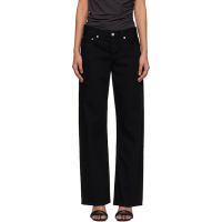 AGOLDE Black Low Rise Loose Jeans 261214F069052