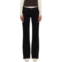 AGOLDE Black Low Rise Boot Jeans 261214F069078