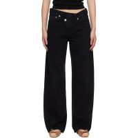 AGOLDE Black Arc Criss Cross Jeans 261214F069083