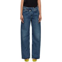 AGOLDE Navy Arc Criss Cross Jeans 261214F069084