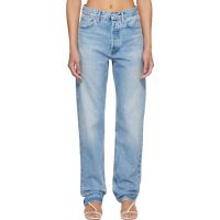 AGOLDE Blue 90s Mid Rise Straight Jeans 261214F069095
