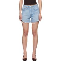 AGOLDE Blue Parker Long Denim Shorts 261214F088000