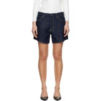 AGOLDE Navy Leith Denim Shorts 261214F088006
