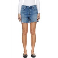 AGOLDE Blue Nye Denim Shorts 261214F088014