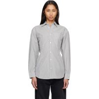 AGOLDE Gray Cinch Shirt 261214F109012