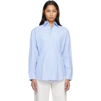 AGOLDE Blue Cinch Shirt 261214F109013