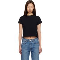 AGOLDE Black Adine Shrunken T-shirt 261214F110004