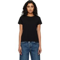 AGOLDE Black Long Line Adine T-shirt 261214F110022