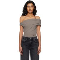 AGOLDE Taupe Sherilyn Bodysuit 261214F358005