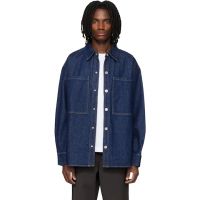 AGOLDE Navy Atticus Denim Shirt 261214M192006
