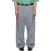 WILLY CHAVARRIA Gray Toluca Trousers 261232M191055