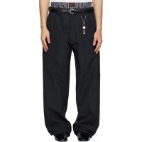 WILLY CHAVARRIA Black Toluca Trousers 261232M191056