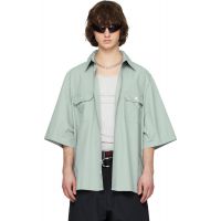 WILLY CHAVARRIA Blue SS Corcoran Shirt 261232M192050