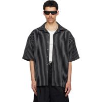 WILLY CHAVARRIA Black Camp Collar S/S Shirt 261232M192052