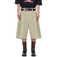 WILLY CHAVARRIA Khaki Toluca Shorts 261232M193080
