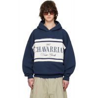 WILLY Chavarria Navy Stripe Gilroy Hoodie 261232M202040